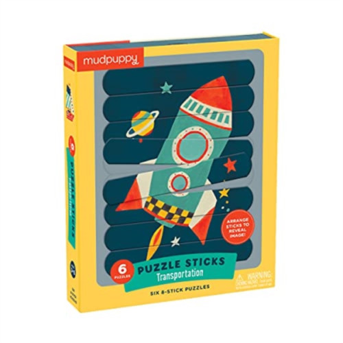 Galison Transportation Puzzle Sticks