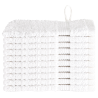 Produktbild för Gästhandduk SOLUND 10 pcs Vit 15 x 21 cm 550 gsm