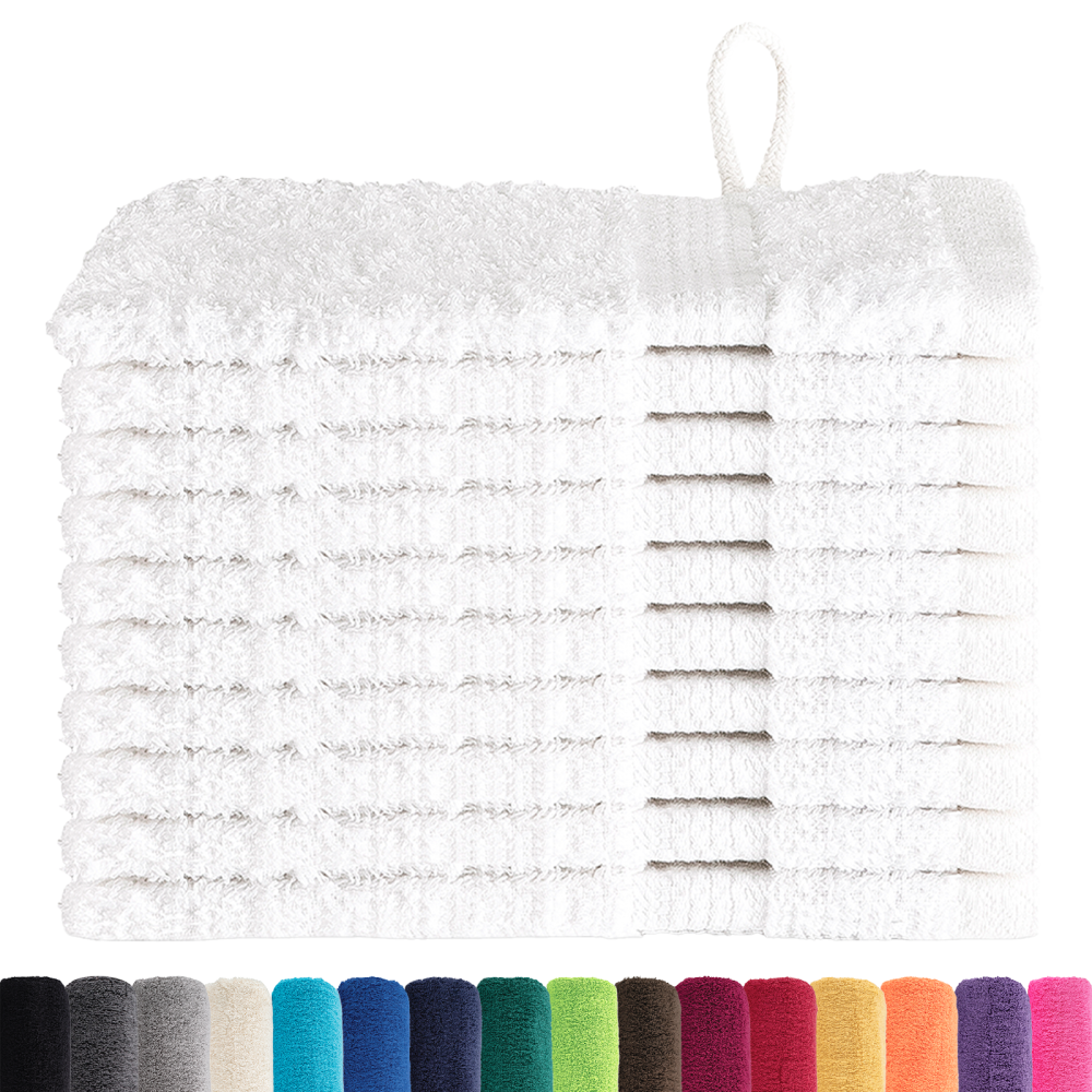 Produktbild för Gästhandduk SOLUND 10 pcs Vit 15 x 21 cm 550 gsm