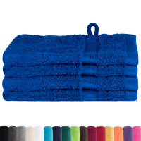 Produktbild för Gästhandduk SOLUND 4 pcs Blå 15 x 21 cm 550 gsm