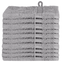 Produktbild för Gästhandduk SOLUND 10 pcs Grå 15 x 21 cm 550 gsm