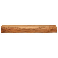 Produktbild för Vägghyllor 2 st 80x17x8 cm massivt trä akacia