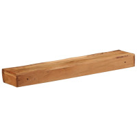 Produktbild för Vägghyllor 2 st 80x17x8 cm massivt trä akacia