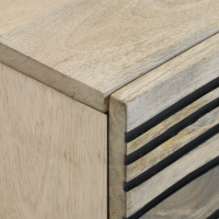 Produktbild för Nattduksbord 2 pcs Vit 40 x 33 x 46 cm Konstruerat trä