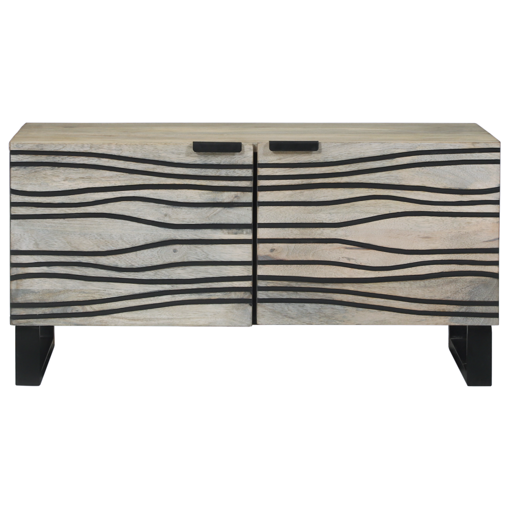 Produktbild för Kaffeebord Vit 80 x 50 x 40 cm Konstruerat trä