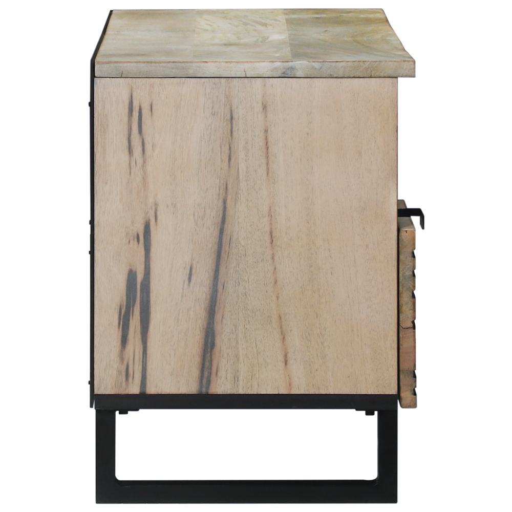 Produktbild för TV Enheter med låda Vit 100 x 33 x 46 cm Konstruerat trä