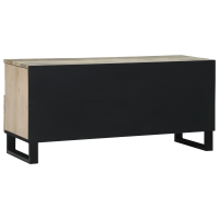 Produktbild för TV Enheter med låda Vit 100 x 33 x 46 cm Konstruerat trä