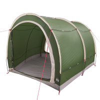 Produktbild för Cykelförrådstält med tak Grön 256 x 222 x 182 cm taffeta