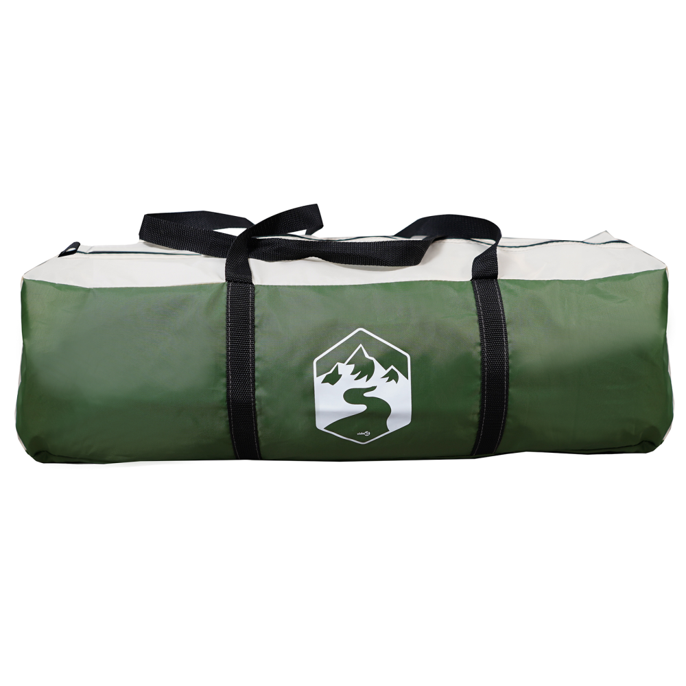 Produktbild för Cykelförrådstält med tak Grön 256 x 222 x 182 cm taffeta