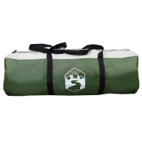 Produktbild för Cykelförrådstält med tak Grön 256 x 222 x 182 cm taffeta
