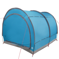 Produktbild för Cykelförrådstält med tak Blå 256 x 222 x 182 cm taffeta