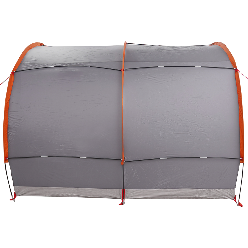 Produktbild för Cykelförrådstält Grå och orange 256 x 222 x 182 cm taffeta