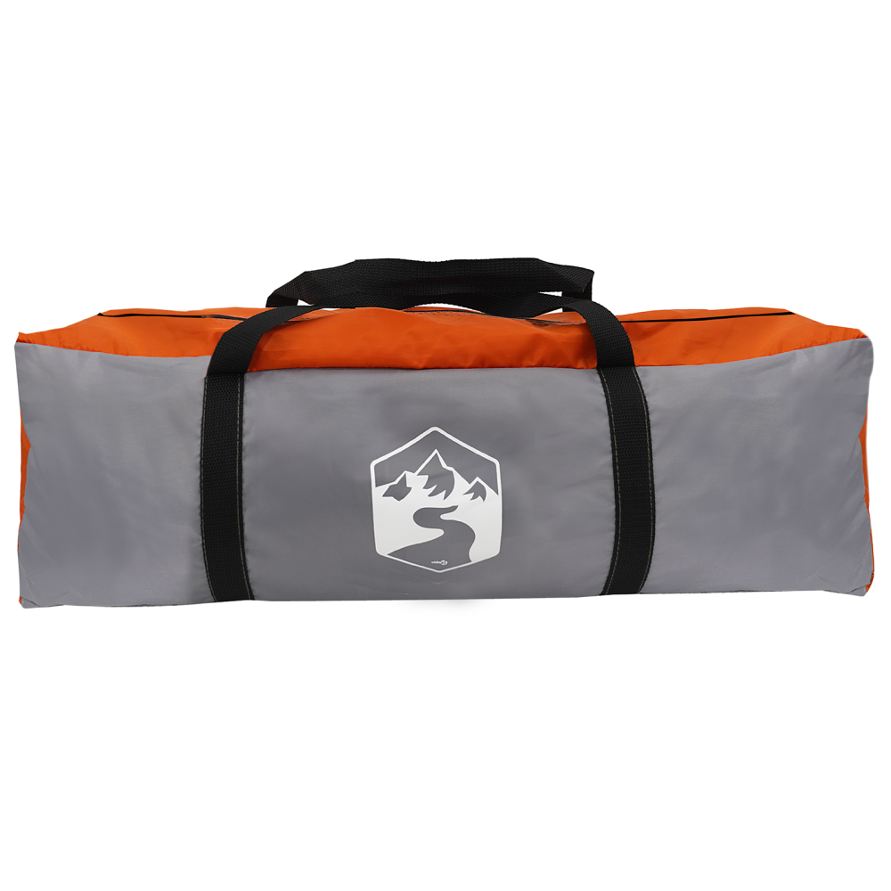 Produktbild för Cykelförrådstält Grå och orange 256 x 222 x 182 cm taffeta