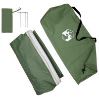 Produktbild för Caravanmarkis person 240 x 300 cm Vattentålig Grön taffeta