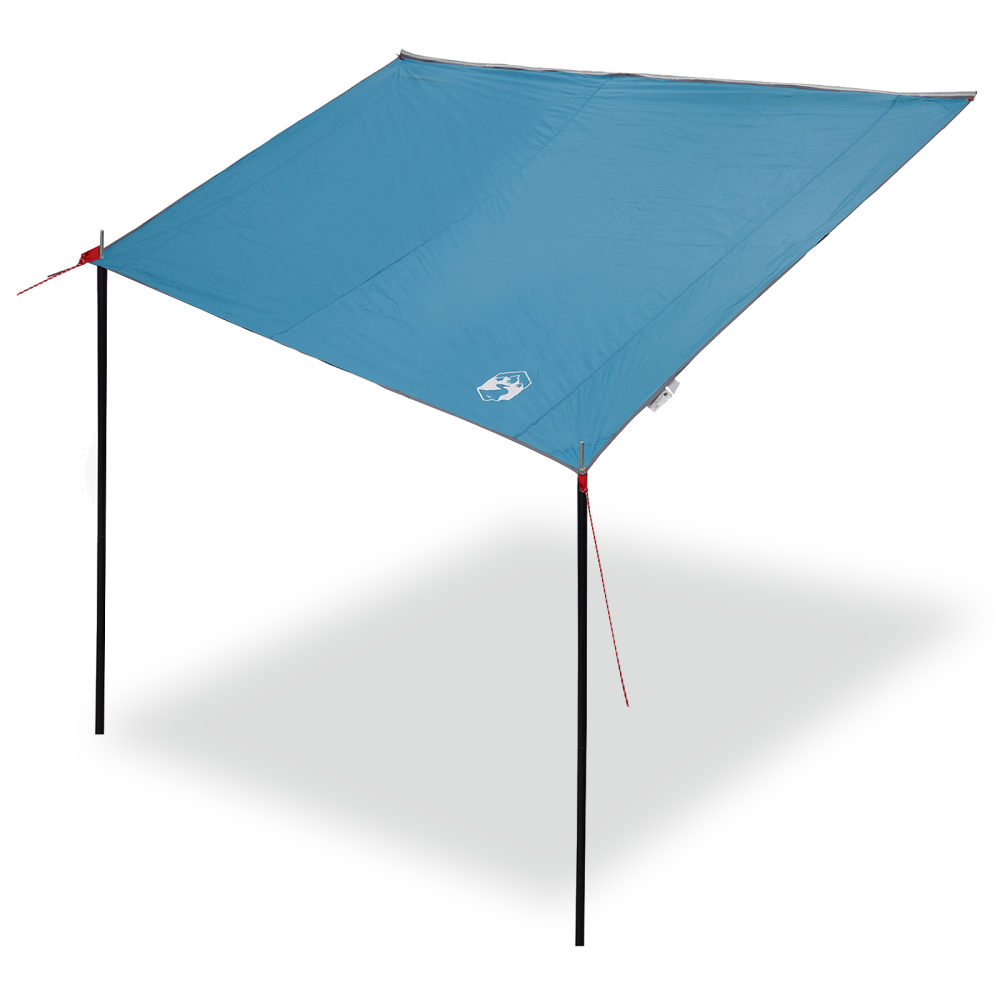 Produktbild för Caravanmarkis person 240 x 300 cm Vattentålig Blå taffeta