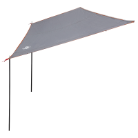 Produktbild för Caravanmarkis person 240 x 300 cm Grå och orange taffeta