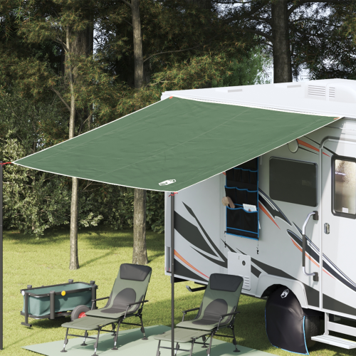 vidaXL Caravanmarkis person 240 x 350 cm Vattentålig Grön taffeta