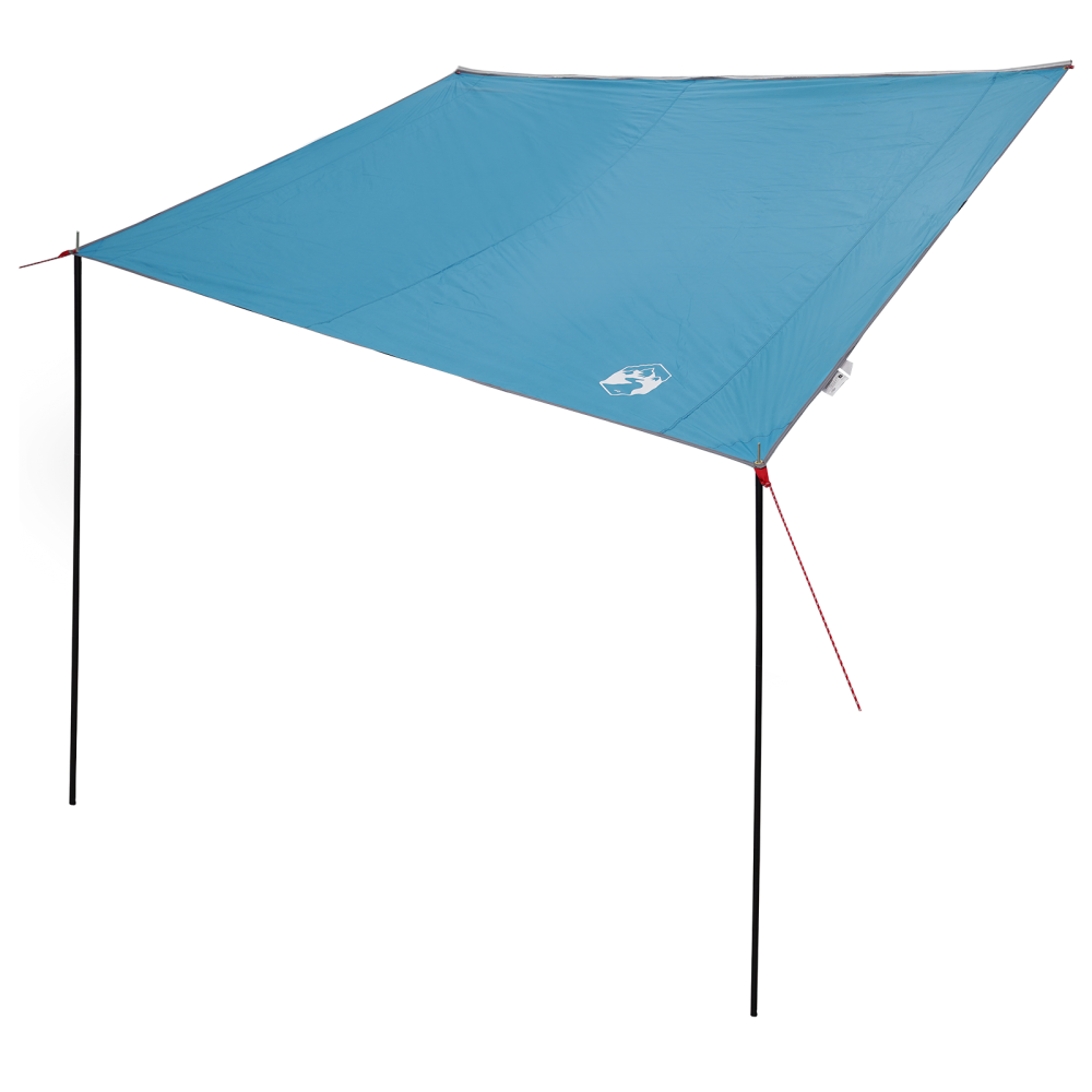 Produktbild för Caravanmarkis person 240 x 350 cm Vattentålig Blå taffeta