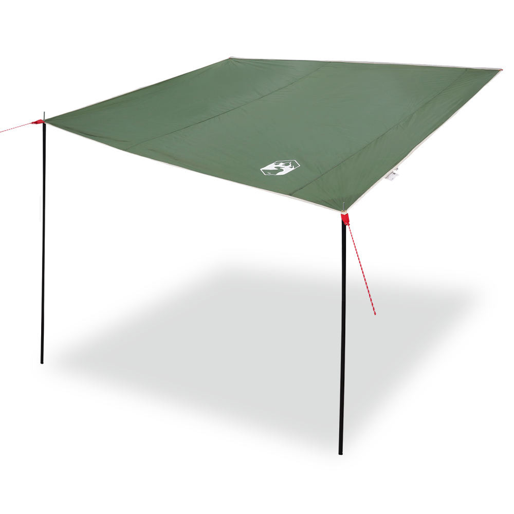 Produktbild för Caravanmarkis person 240 x 460 cm Vattentålig Grön taffeta