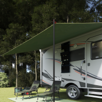 Produktbild för Caravanmarkis person 240 x 460 cm Vattentålig Grön taffeta