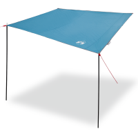 Produktbild för Caravanmarkis person 240 x 460 cm Vattentålig Blå taffeta