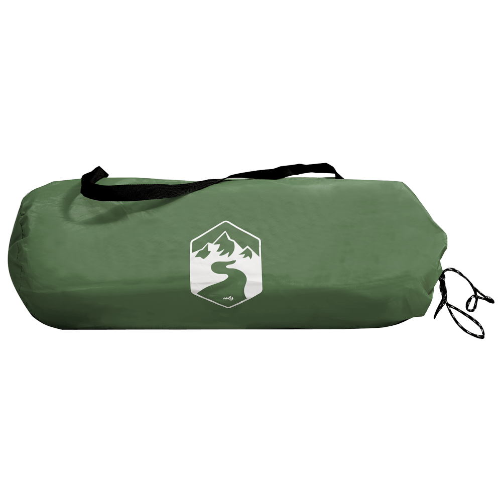 Produktbild för Baklucketält person 190 x 150 x 185 cm Vattentålig Grön taffeta