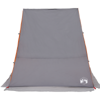 Produktbild för Baklucketält person 190 x 150 x 185 cm Grå och orange taffeta