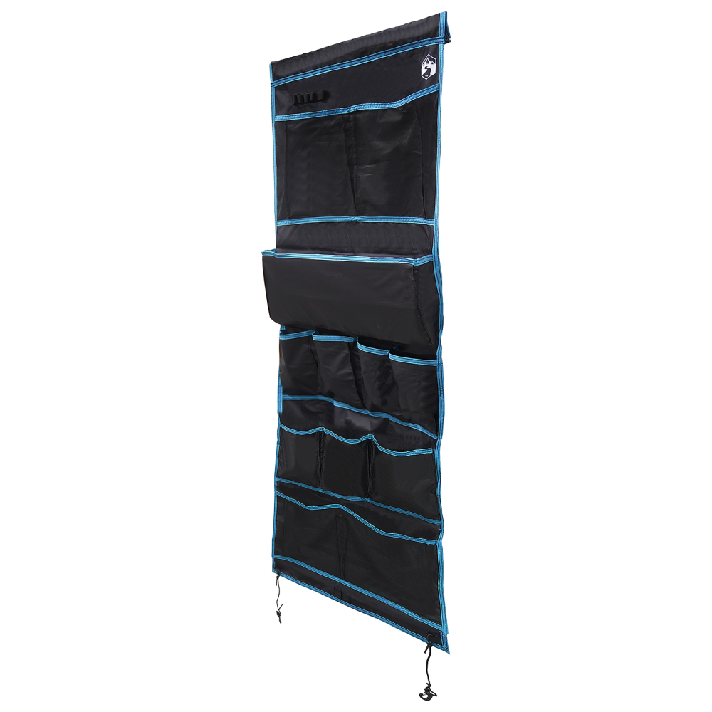 Produktbild för Förvaringspåse med lagring Svart och blå 161 x 58,5 cm oxford