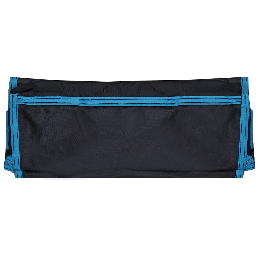 Produktbild för Förvaringspåse med lagring Svart och blå 161 x 58,5 cm oxford