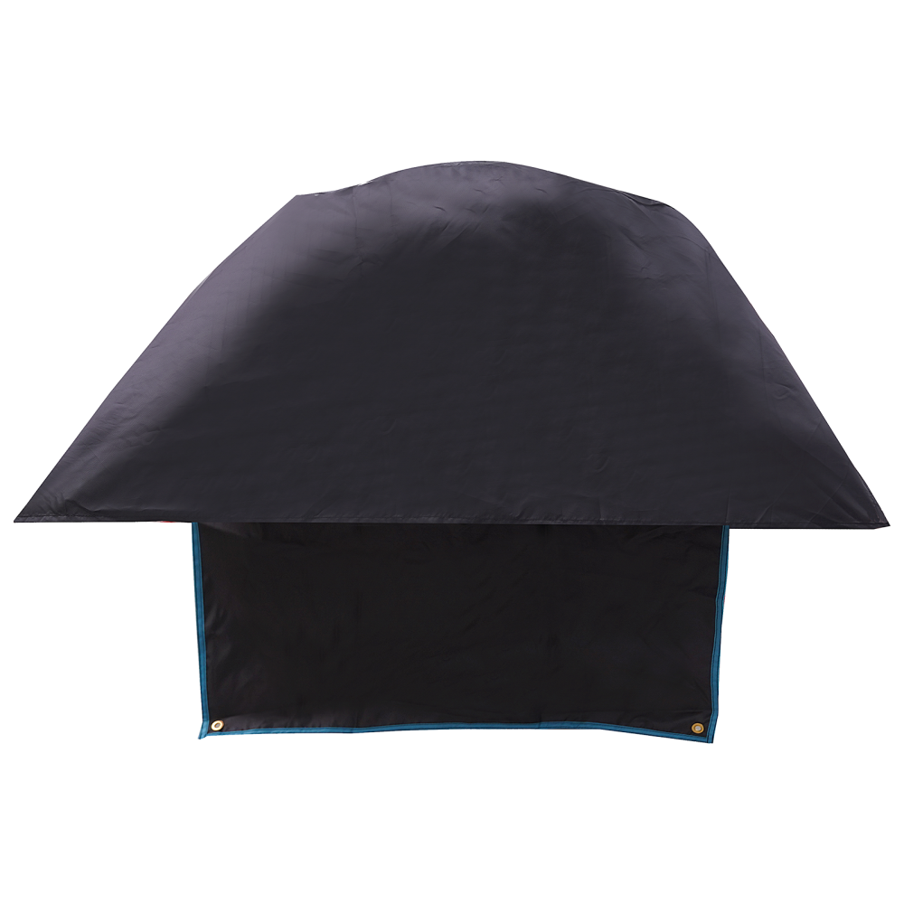 Produktbild för Navkapsel Svart och blå 108 x 76 cm oxford