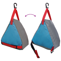 Produktbild för Förvaringspåse 4 pcs Grå och Blå 24 x 16 x 24 cm oxford