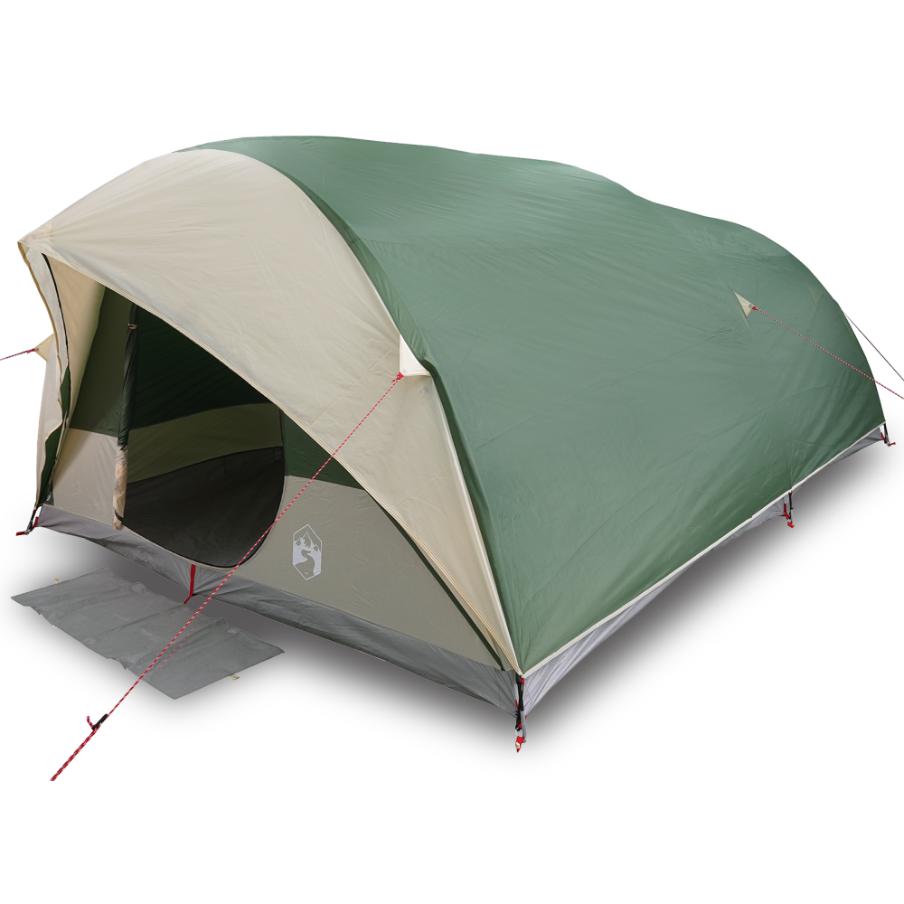 Produktbild för Tunnel tält med tak med lagring Grön 500 x 348 x 200 cm taffeta