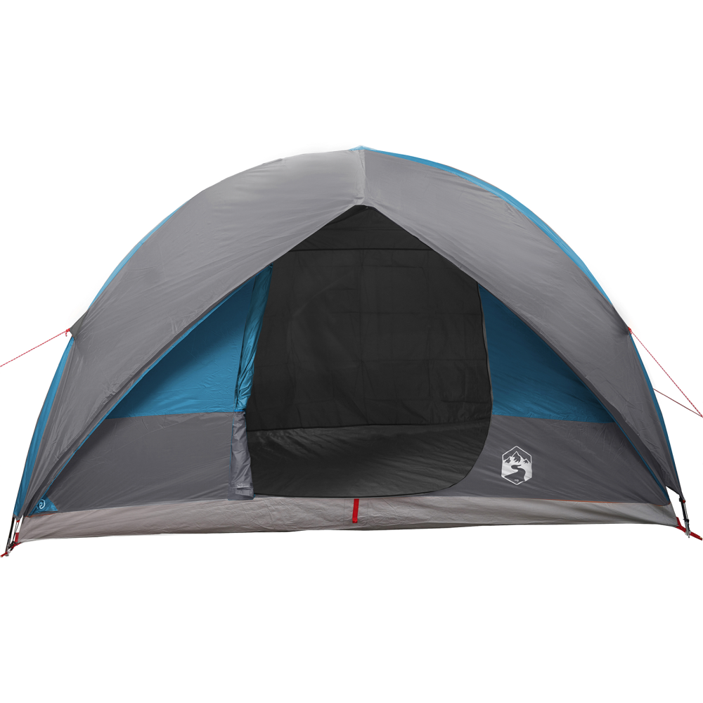 Produktbild för Tunnel tält med tak med lagring Blå 500 x 348 x 200 cm taffeta