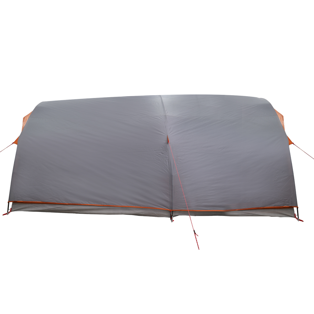 Produktbild för Tunnel tält med tak Grå och orange 500 x 348 x 200 cm taffeta