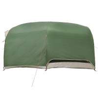Produktbild för Tunnel tält med tak med lagring Grön 410 x 285 x 198 cm taffeta