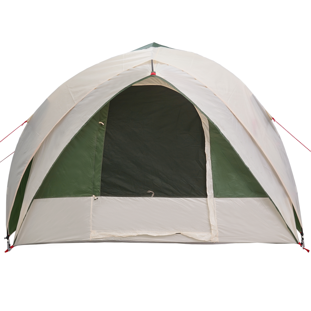 Produktbild för Tunnel tält med tak med lagring Grön 410 x 285 x 198 cm taffeta