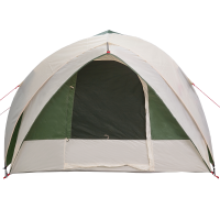 Produktbild för Tunnel tält med tak med lagring Grön 410 x 285 x 198 cm taffeta
