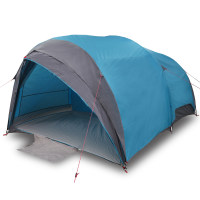 Produktbild för Tunnel tält med tak med lagring Blå 410 x 285 x 198 cm taffeta