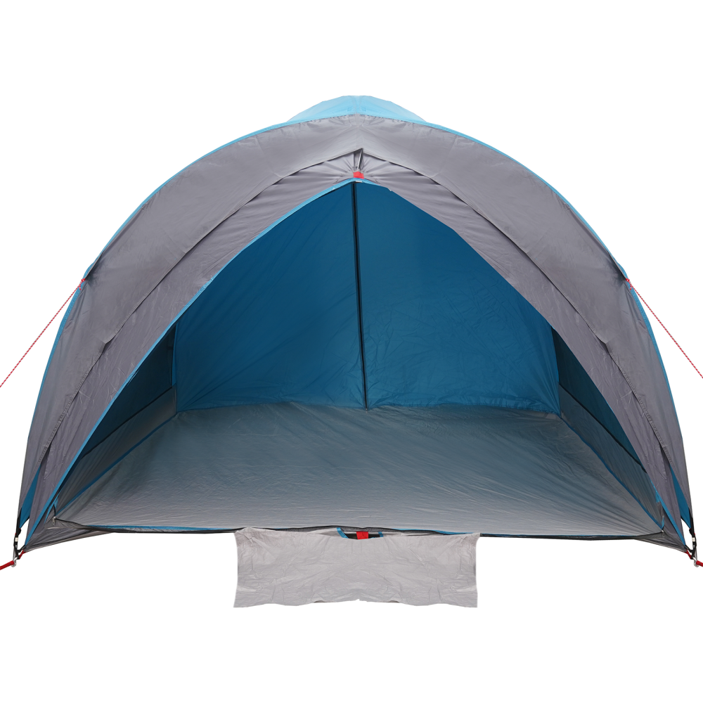 Produktbild för Tunnel tält med tak med lagring Blå 410 x 285 x 198 cm taffeta
