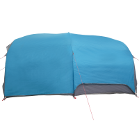 Produktbild för Tunnel tält med tak med lagring Blå 410 x 285 x 198 cm taffeta