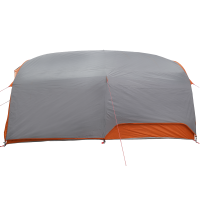 Produktbild för Tunnel tält med tak Grå och orange 410 x 285 x 198 cm taffeta