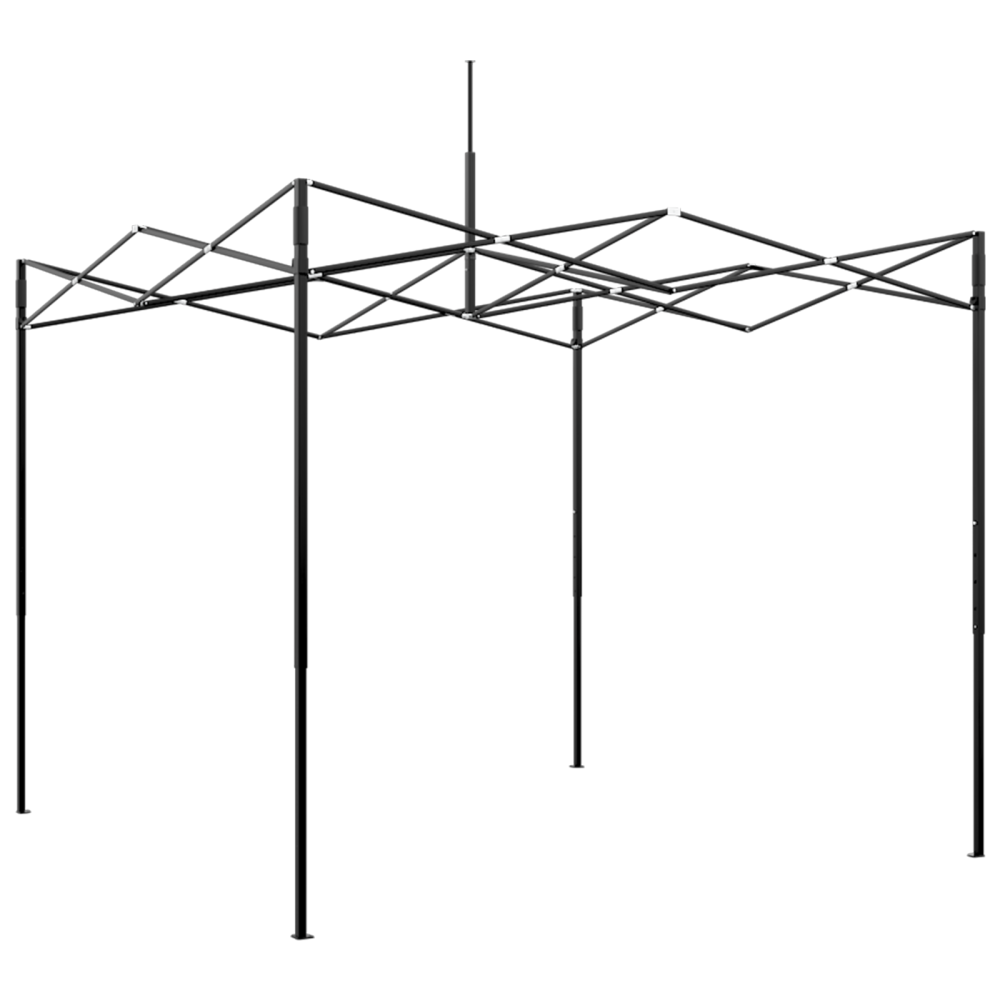 Produktbild för Växthus med Pop-up Ram med tak Grön 290 x 290 x 315 cm Järn