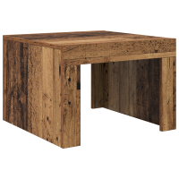 Produktbild för Kaffeebord Gammalt trä 50 x 50 x 35 cm Konstruerat trä