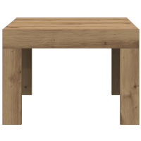 Produktbild för Kaffeebord Artisan Ek 50 x 50 x 35 cm Konstruerat trä