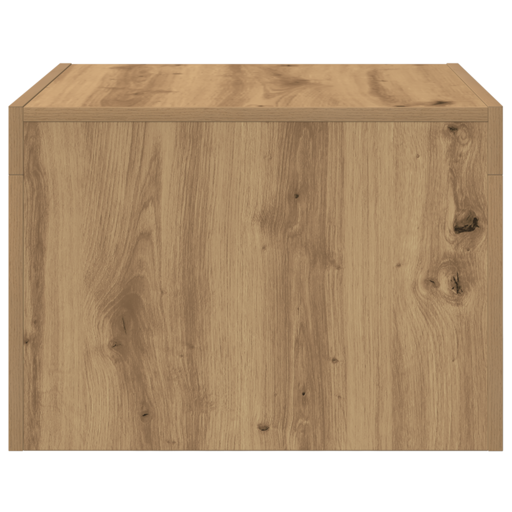 Produktbild för Kaffeebord Artisan Ek 50 x 50 x 35 cm Konstruerat trä