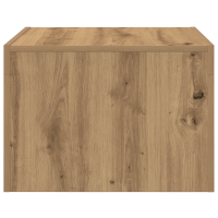 Produktbild för Kaffeebord Artisan Ek 50 x 50 x 35 cm Konstruerat trä