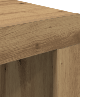 Produktbild för Kaffeebord Artisan Ek 50 x 50 x 35 cm Konstruerat trä