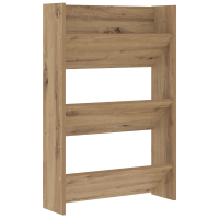 Produktbild för Skoskåp 2 pcs Artisan Ek 60 x 18 x 90 cm Konstruerat trä