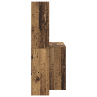 Produktbild för Skrivbord Gammalt trä 138,5 x 55 x 143 cm Konstruerat trä