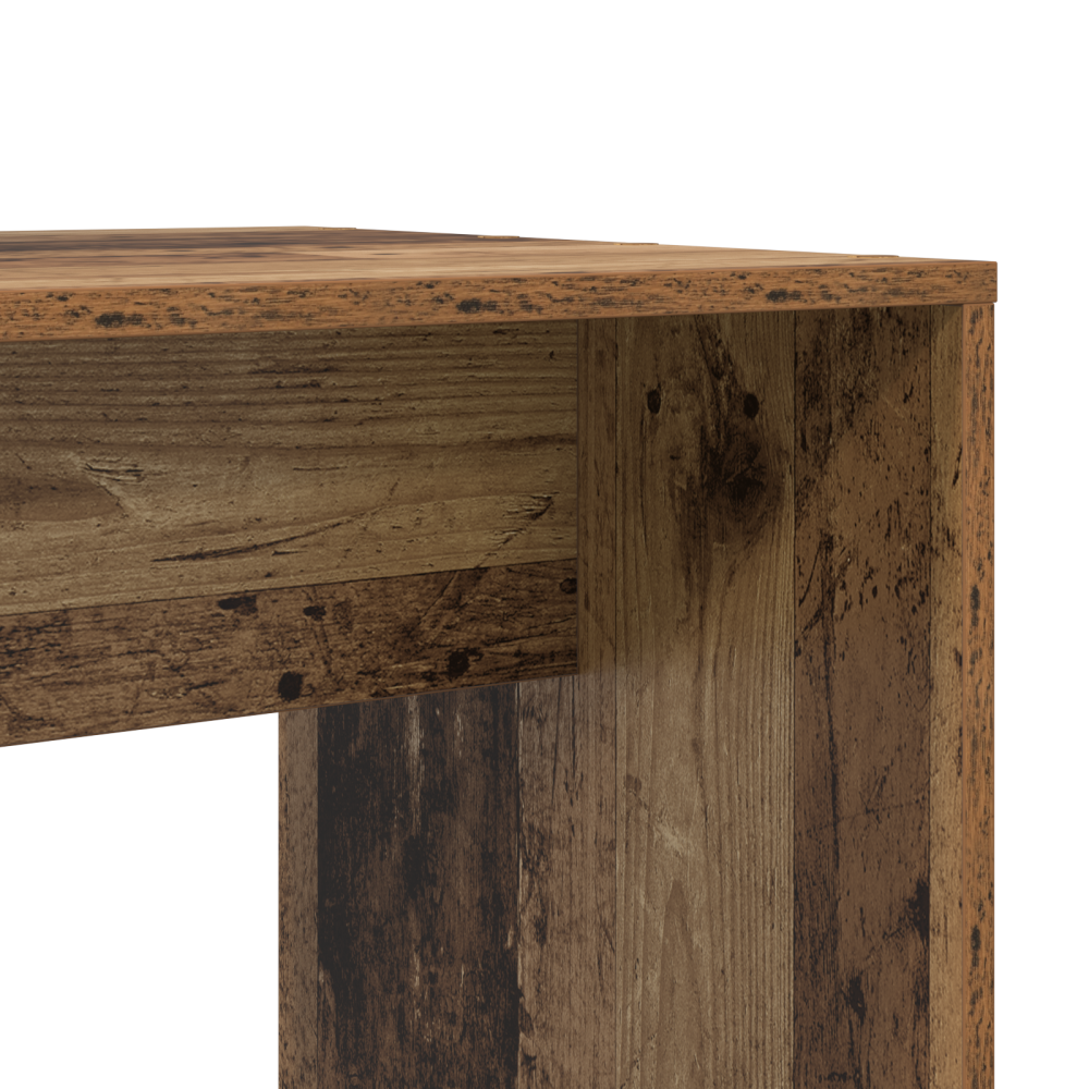 Produktbild för Skrivbord Gammalt trä 138,5 x 55 x 143 cm Konstruerat trä